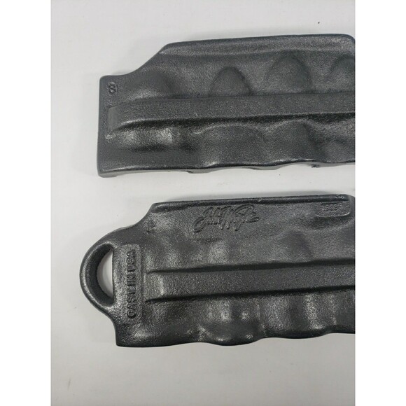 John Wright Cast Iron Christmas Candy Mold VTG Reindeer Angel Tree Santa 1993 - Picture 11 of 14